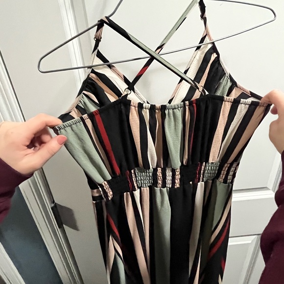 Long vertical stripe dress - Picture 2 of 5